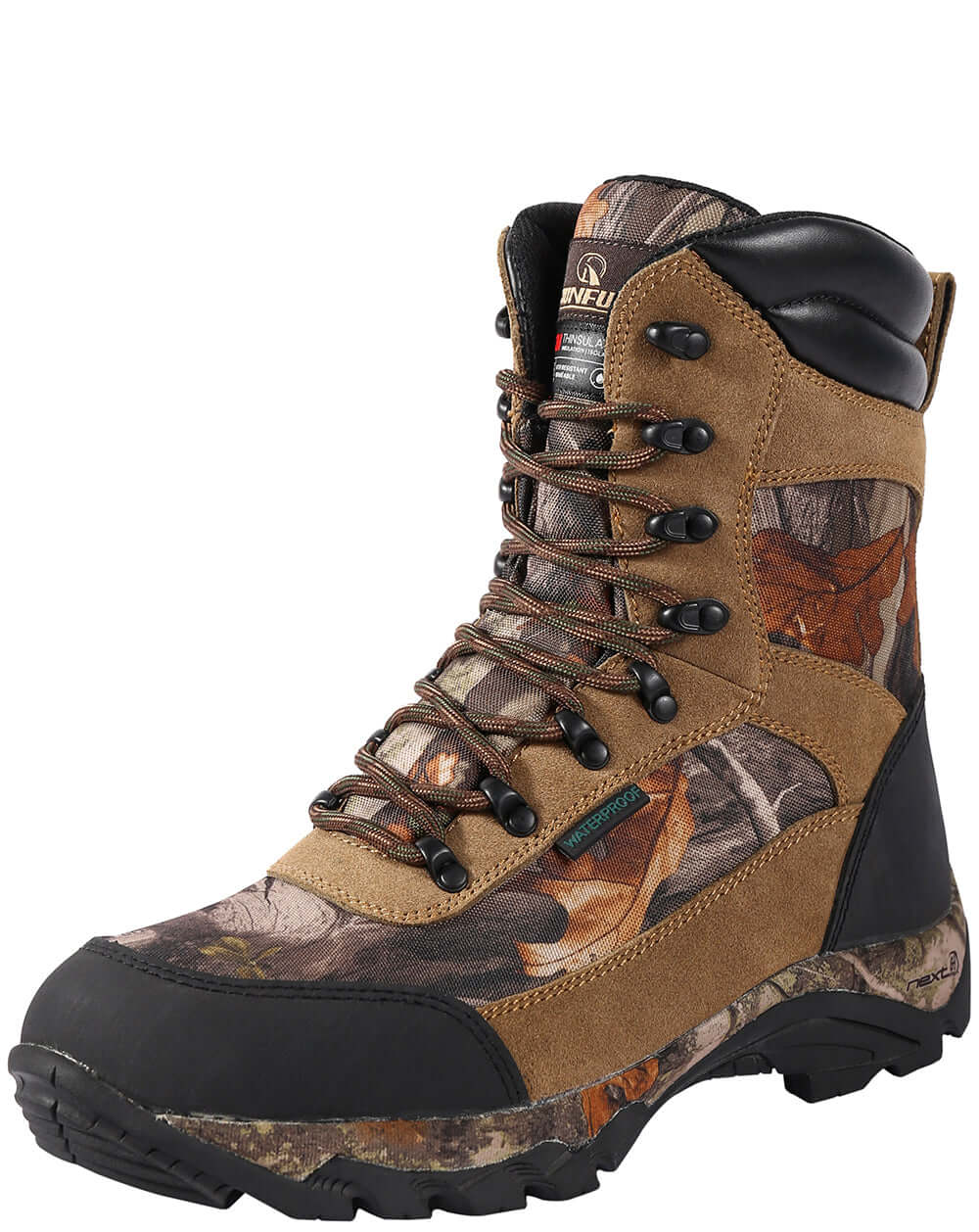 RUNFUN 400 Waterproof Insulated Hunting Boot: Winter Camo Warmth – Runfun  Footwear