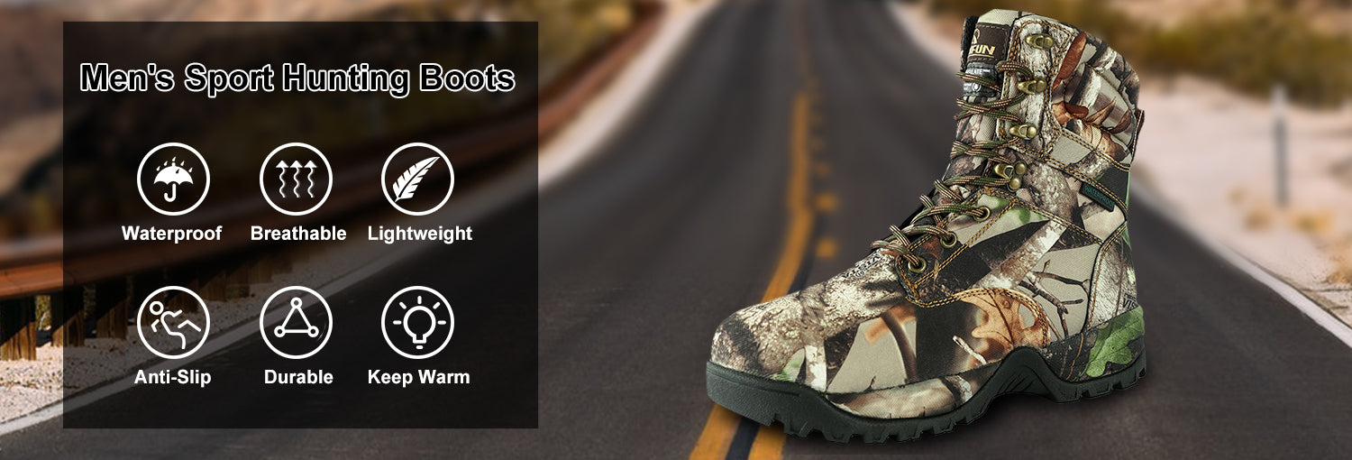 camo hunting boots mens