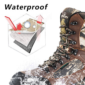 Runfun 8-inch Waterproof Camo Boot - Mountain & Hunting – Runfun Footwear