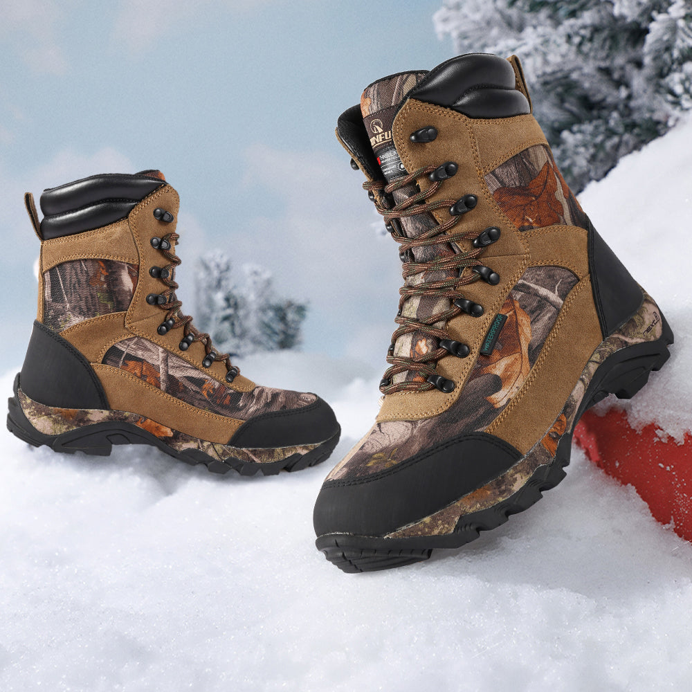 Conquer the Wilderness with RUNFUN 400 Waterproof Insulated Hunting Boots