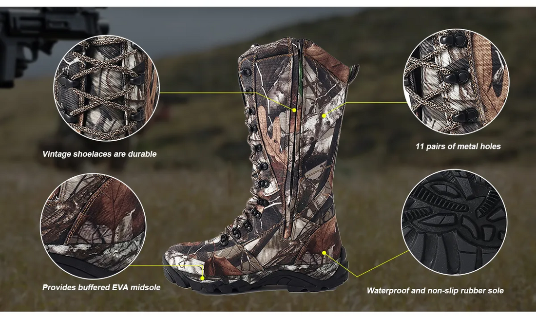 Are rubber hunting boots snake proof?