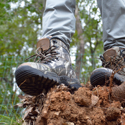 Men's 7" Waterproof Lightweight Camo Hunting Boots