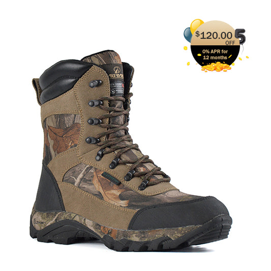 9" Waterproof Insulated Hiking and Hunting Boots