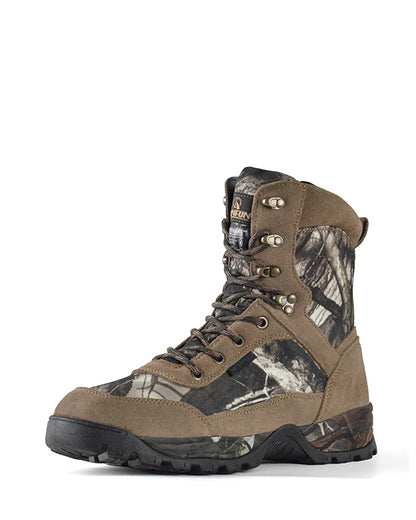 RUNFUN Men's 8" Waterproof Camo Hunting Boots RF2303-8CS