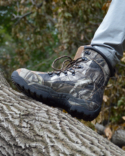 RUNFUN Men's 7" Waterproof Lightweight Hunting Boot Camo Boot