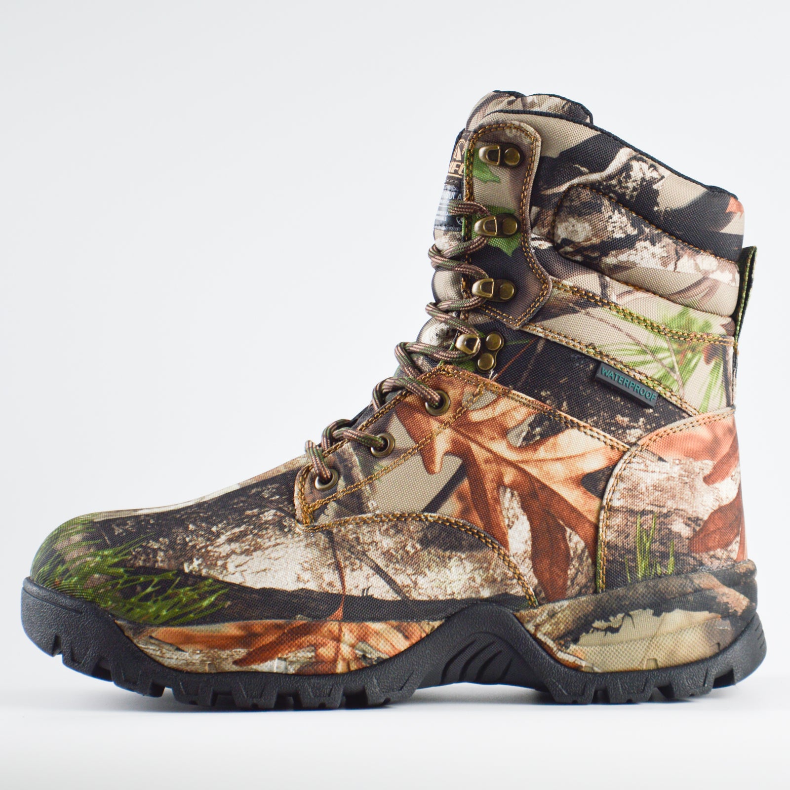 RUNFUN Men's 7" Waterproof Hunting Boot NEXT Camo Outdoor Boots RF2302-7CVA - Runfun Footwear