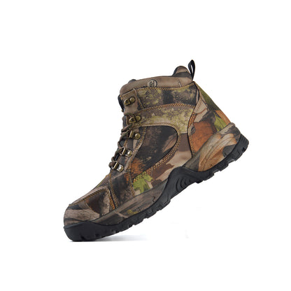 RunFun 6" Men's Waterproof Hunting Boots Short Camo BootsRF2303-6 CD - Runfun Footwear